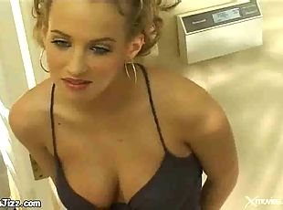 Blonde chick gets anal dicked after her licked vagina furious fucking.